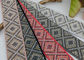 Ruban élastique décoratif durable, bandes élastiques adaptées aux besoins du client de ruban de couleur fournisseur